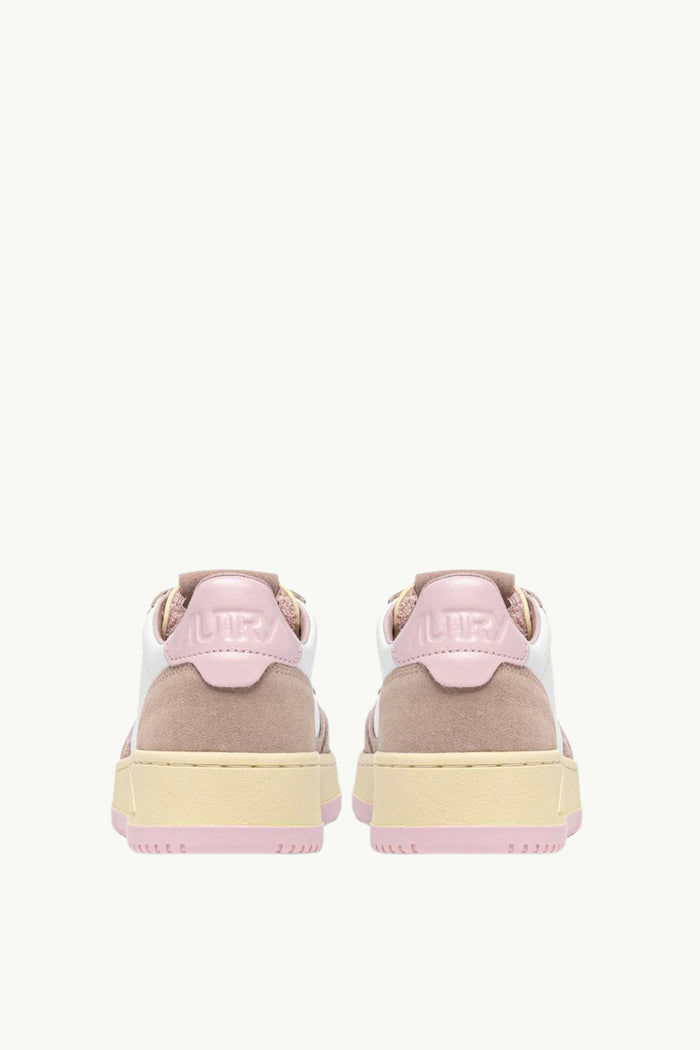  Autry Medalist Low Wom Leat Suede Beige - 3