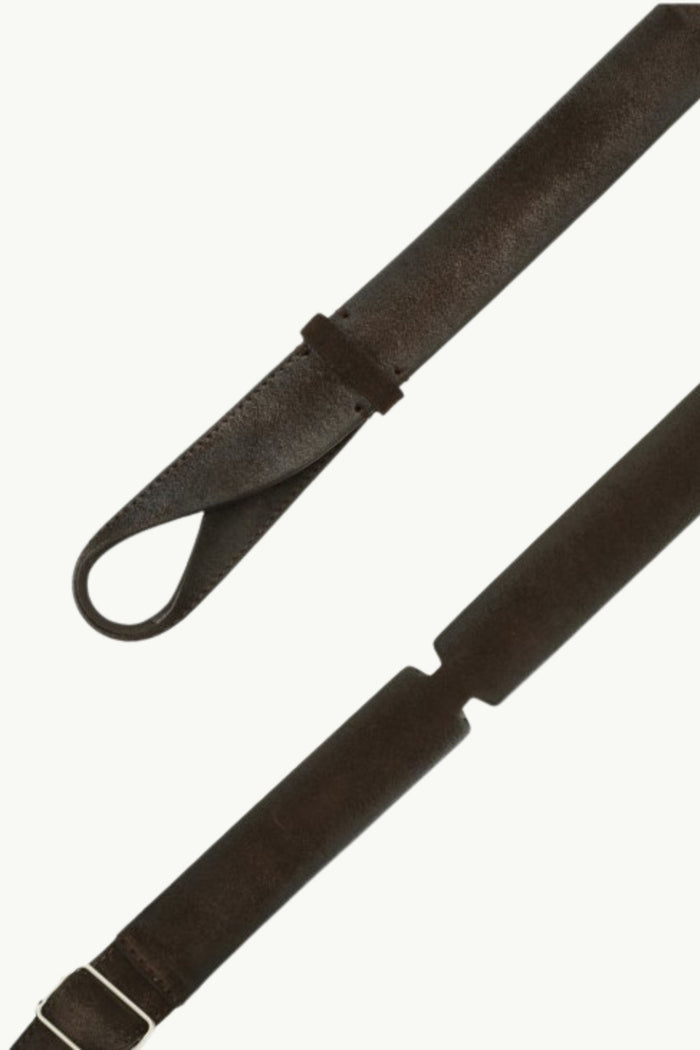 Cintura Nobuckle Suede In Camoscio E Tessuto  Uomo Orciani-2