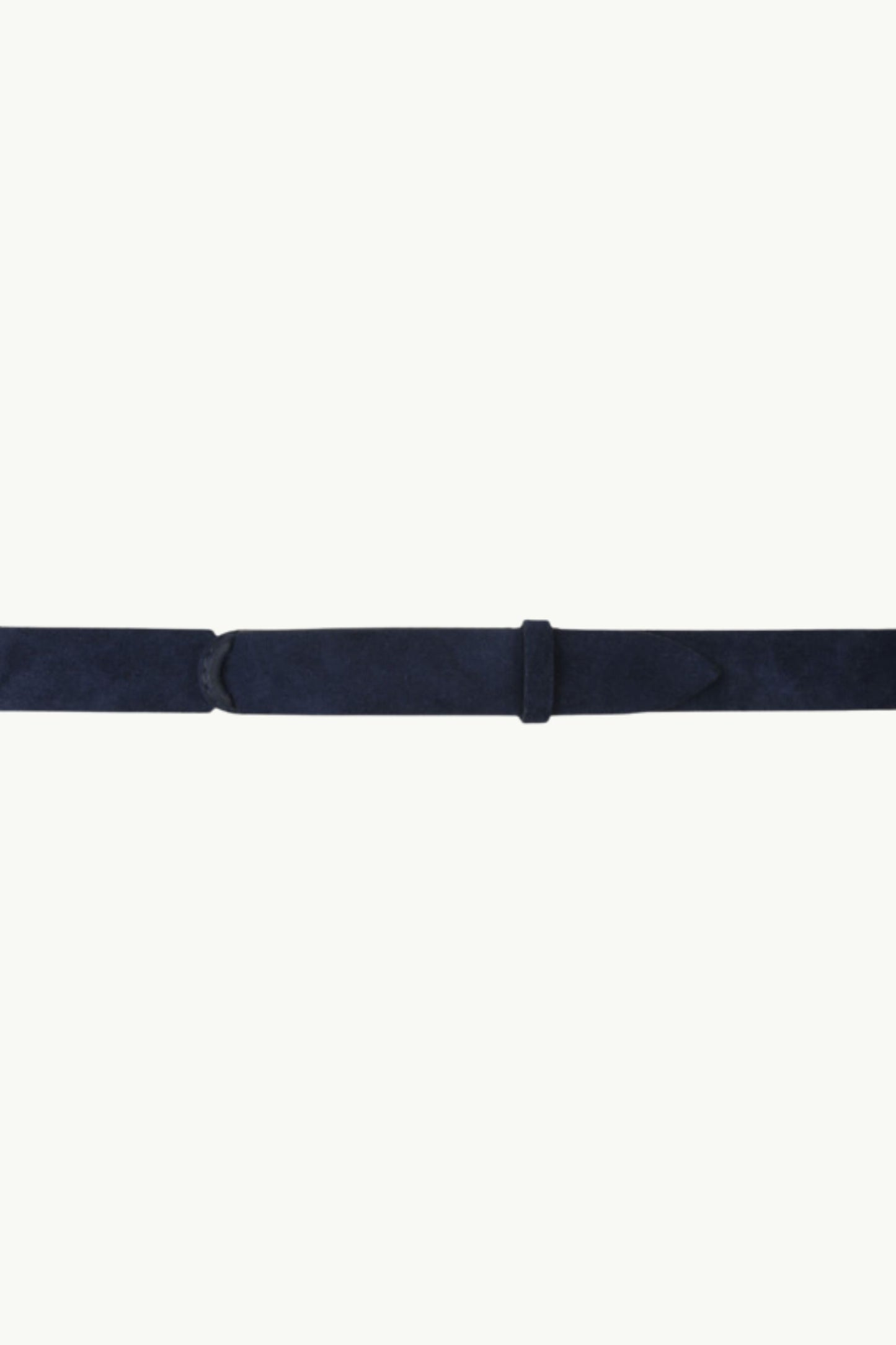  Orciani Men's Nobuckle Suede And Fabric Belt Blu - 1