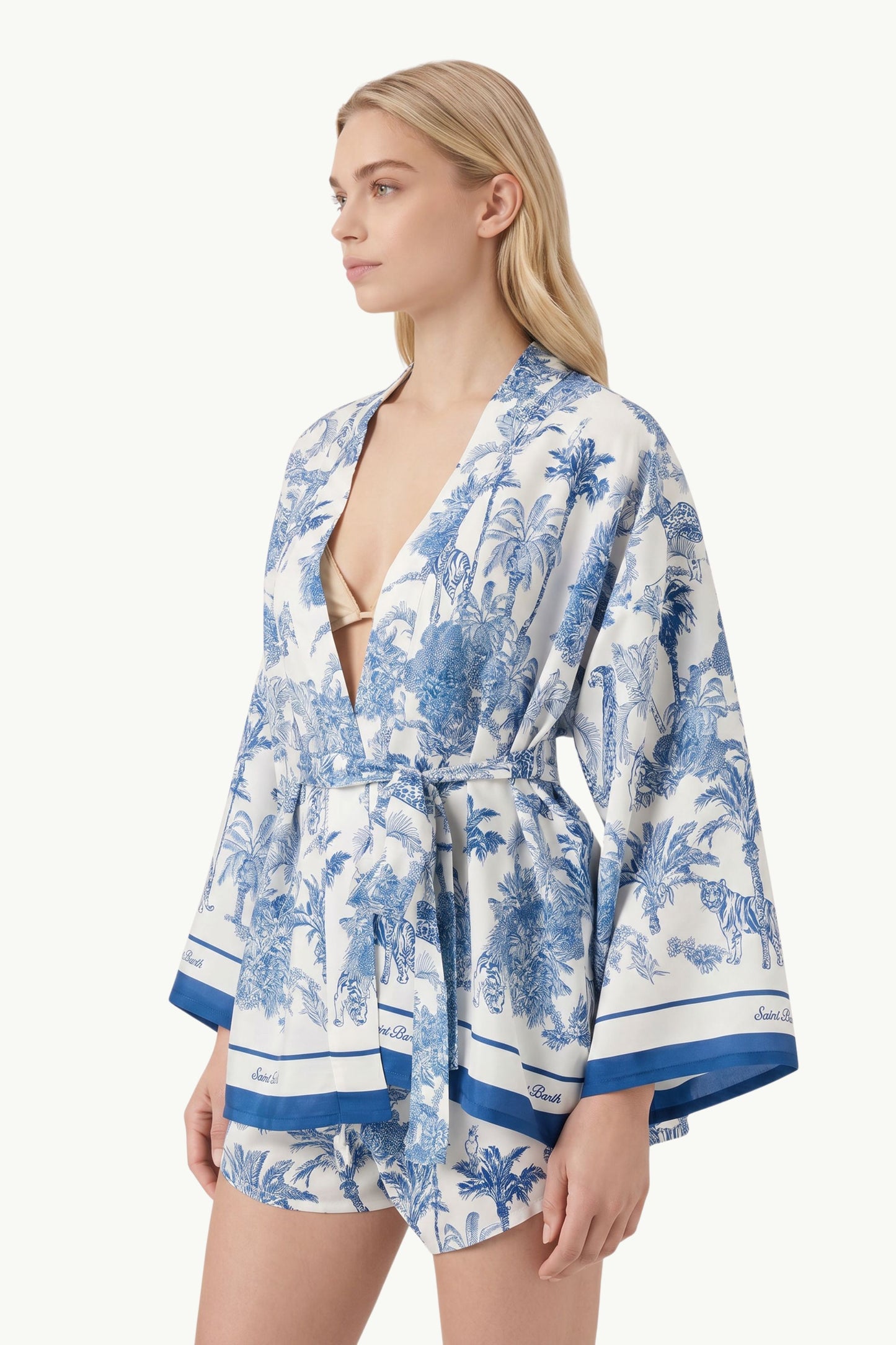  Mc2 Saint Barth Kimono Blu - 1
