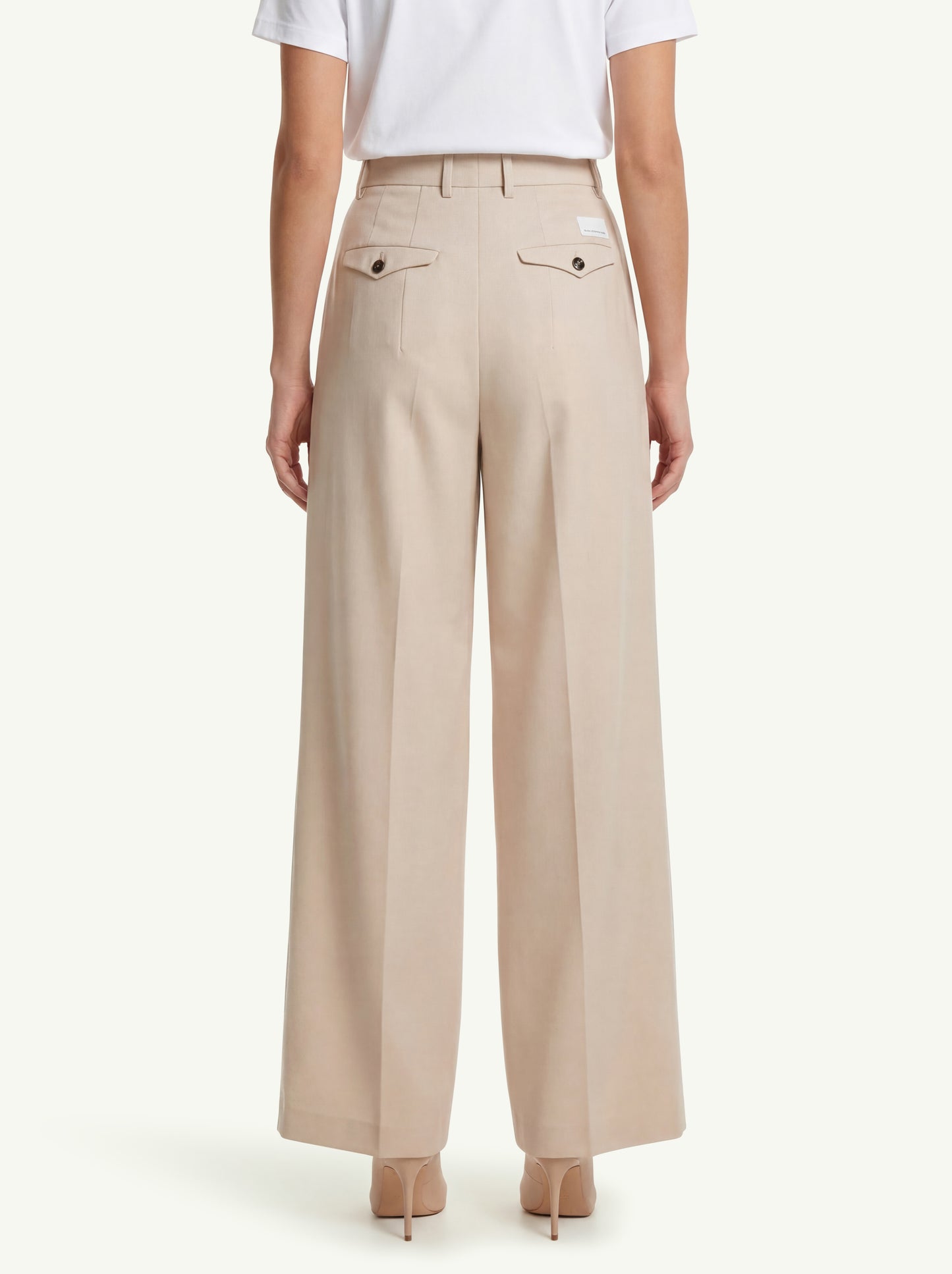  Nine In The Morning Women's Trousers Beige - 2