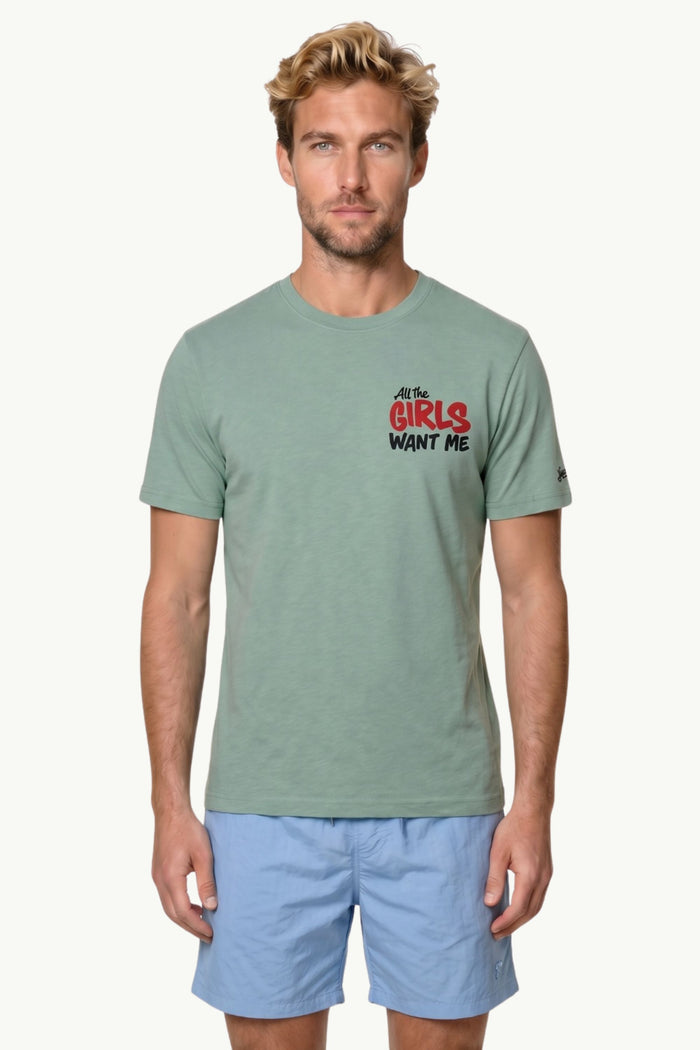 T-Shirt In Cotone  Uomo Mc2 Saint Barth