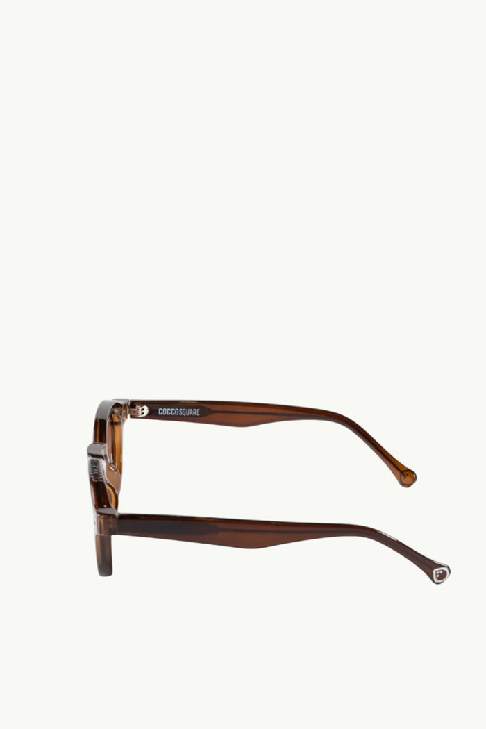 Coccosquare Occhiali Da Sole Unisex Marrone - 3