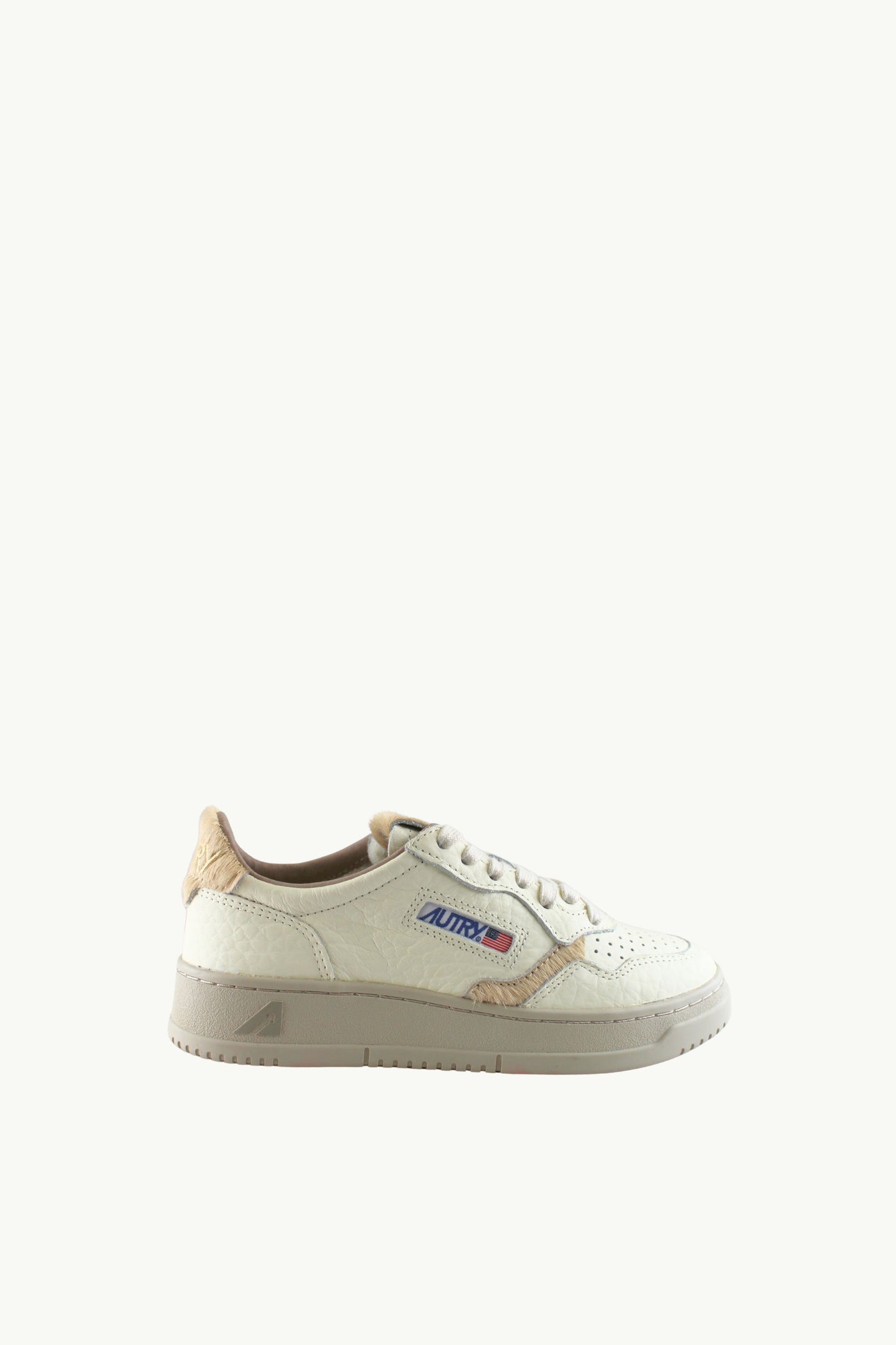  Autry Medalist Low Wom Nabuk Eleph Suede Bianco - 1