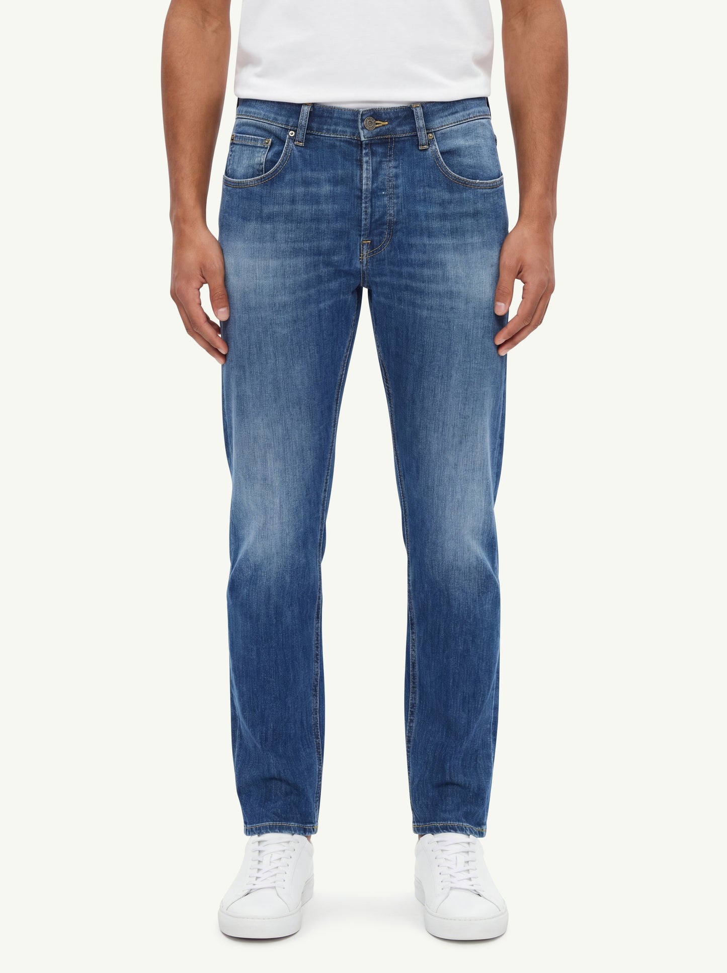  Dondup Men's Dian Carrot Slim Jeans Blu - 1