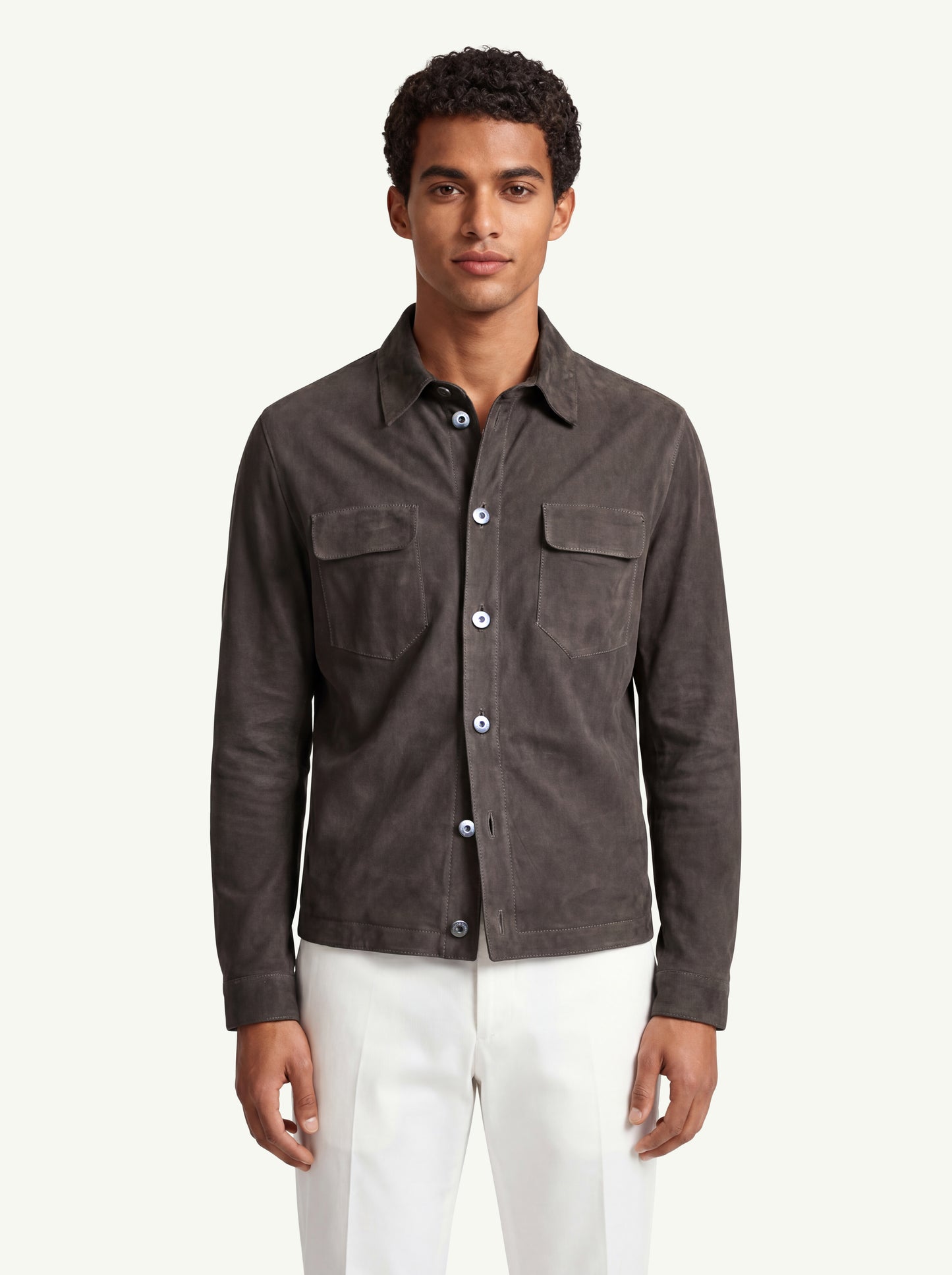  Salvatore Santoro Giubbino Pelle Marrone - 1