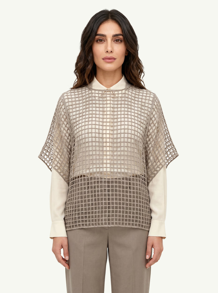  Peserico Maglia Tricot Cornely Beige - 3