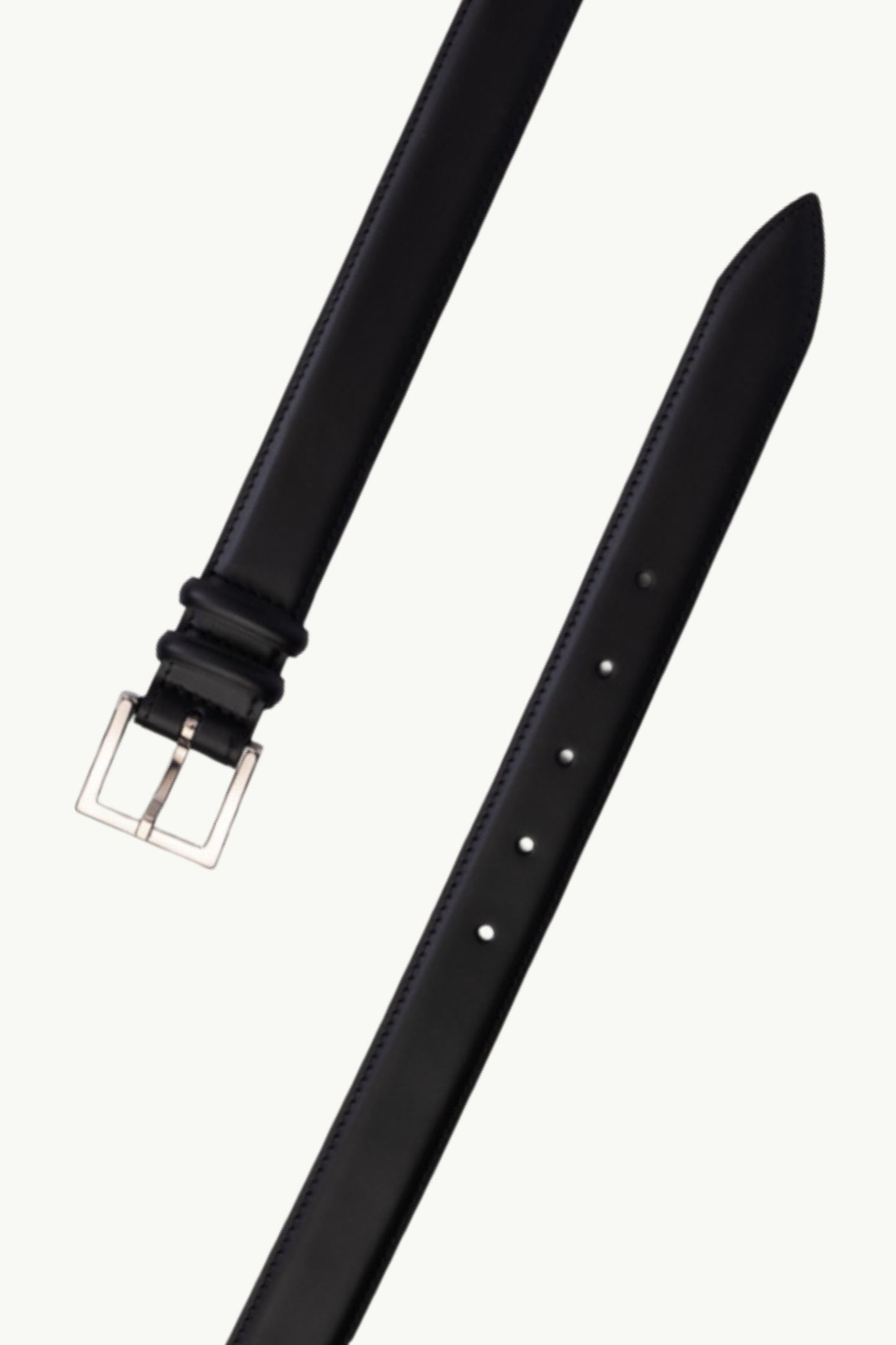  Orciani Men's Monaco Leather Belt Nero - 1