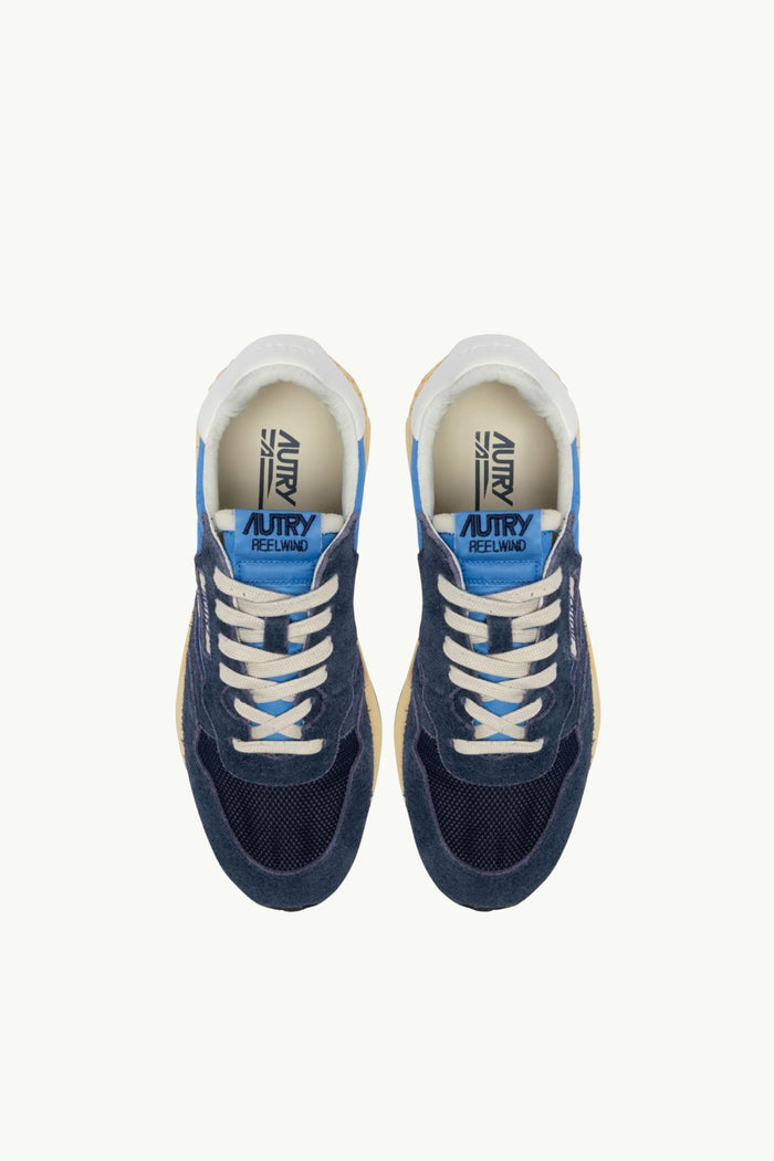 Autry Reelwind Low Man Suede Blu - 4