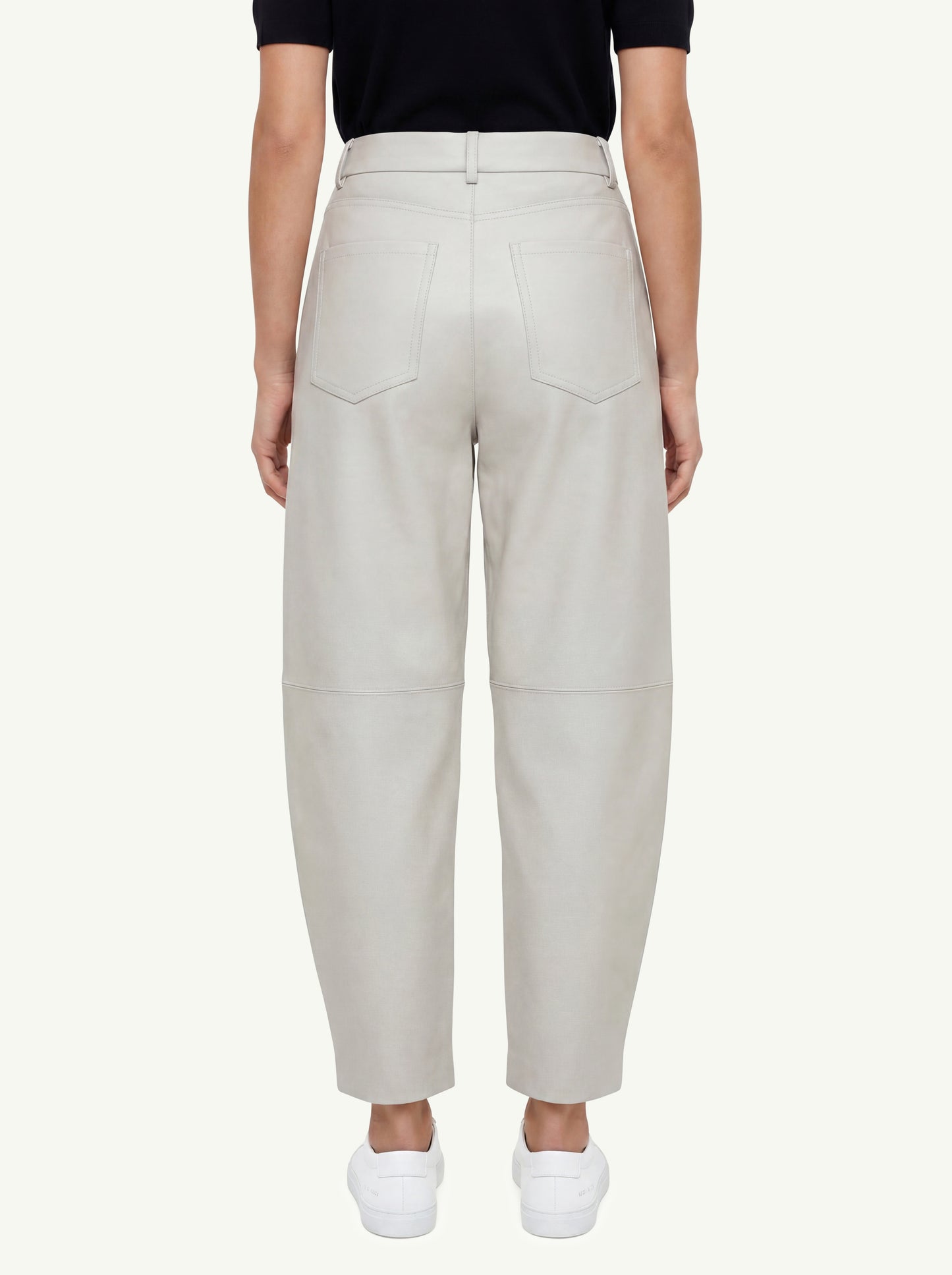  Max Mara S Pantalone In Jersey Beige - 4