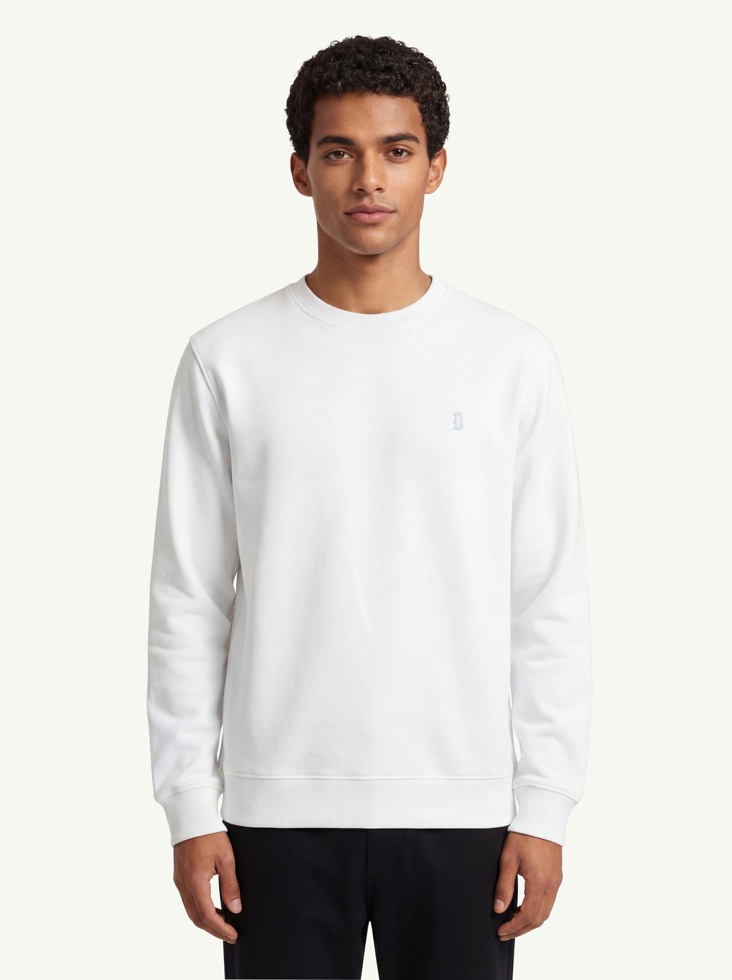  Dondup Felpa Regular Bianco - 1