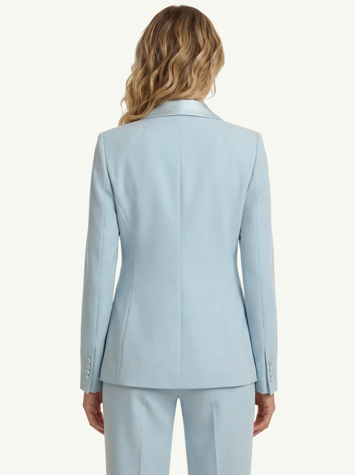 D.Exterior Women's Enver Satin Double-Breasted Jacket-2