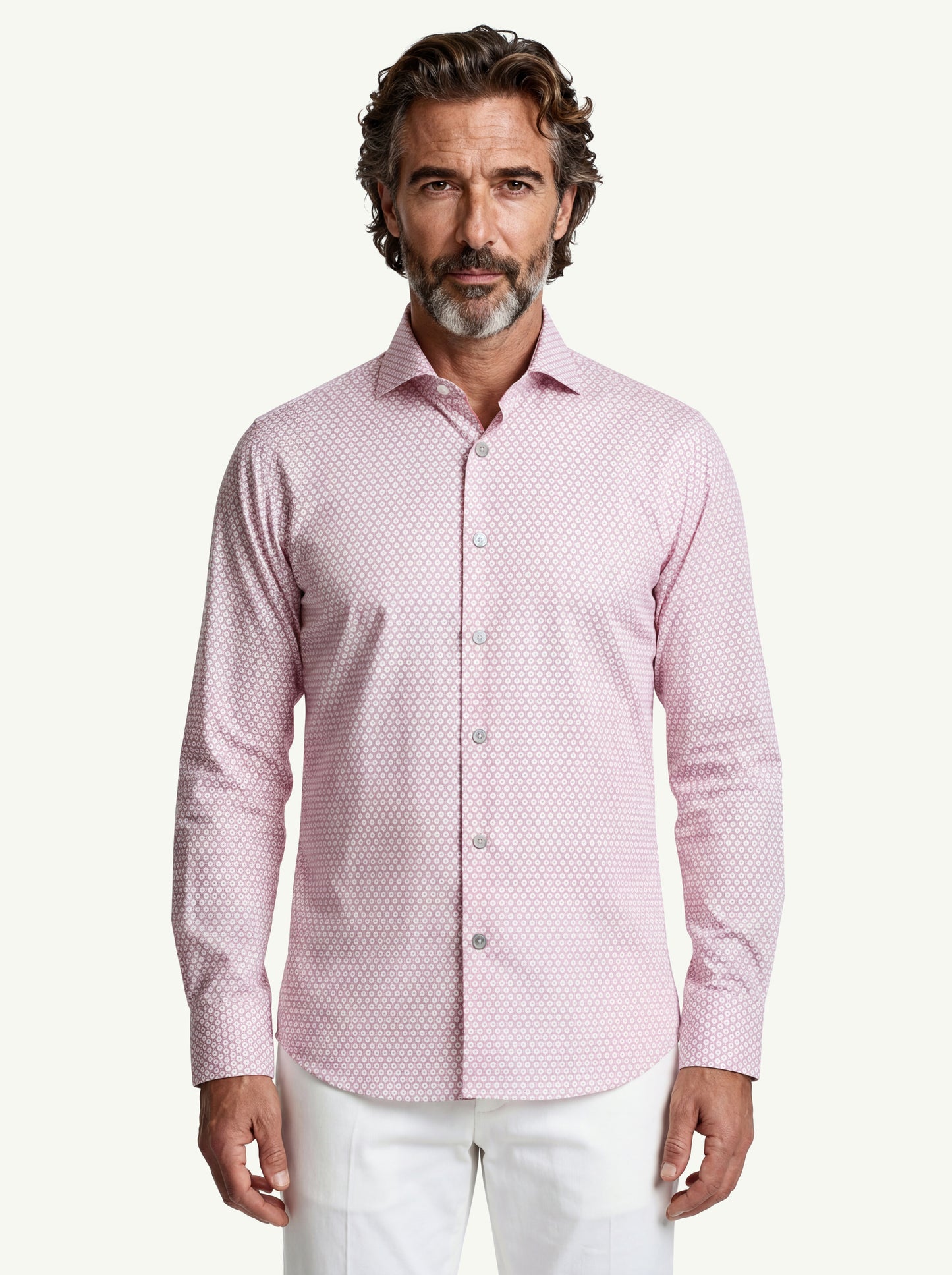  Fedeli Sean Ml Panamino Stampato Dis Rosa - 1