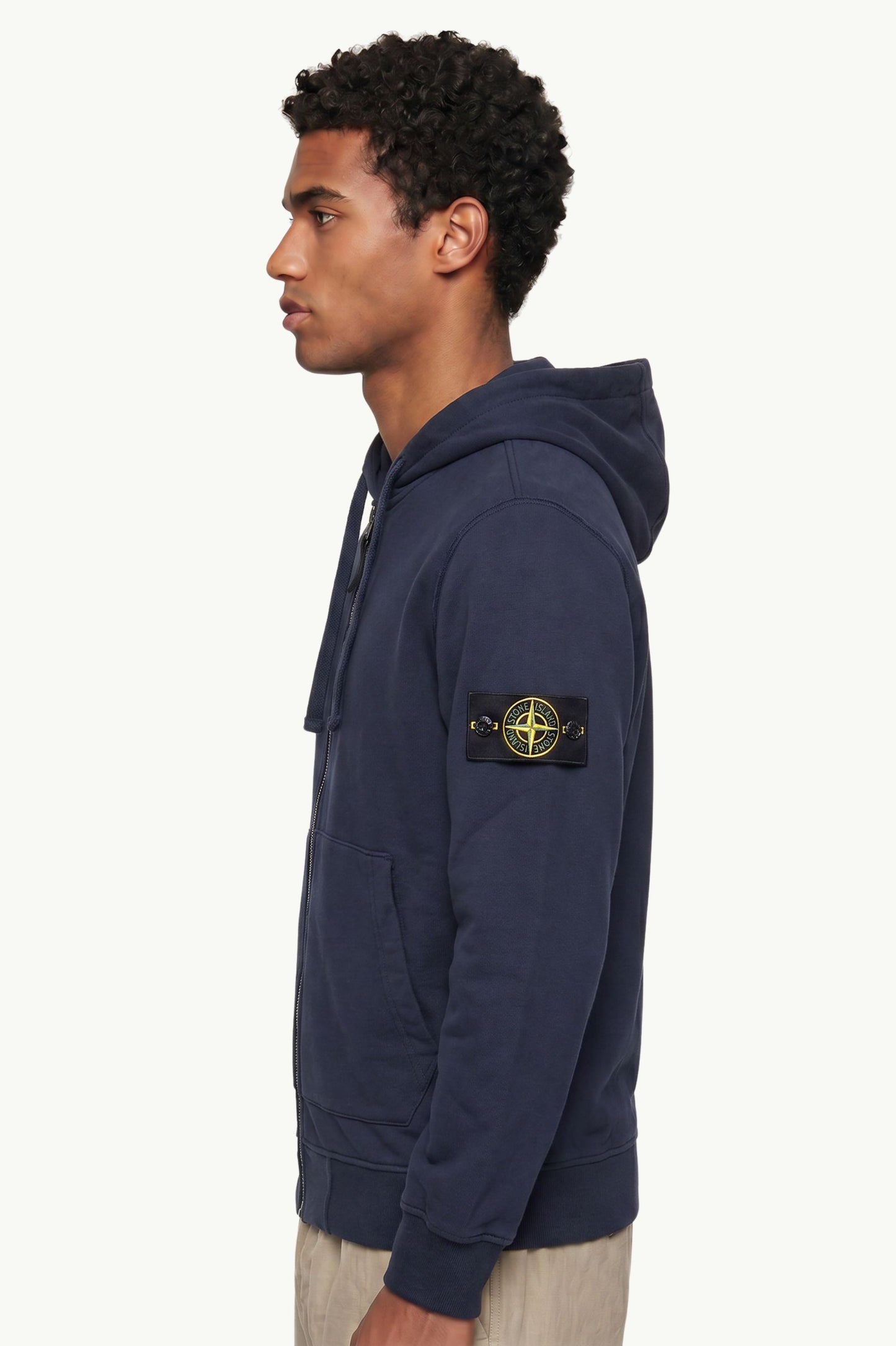  Stone Island Hoodie Sweater Blu - 3