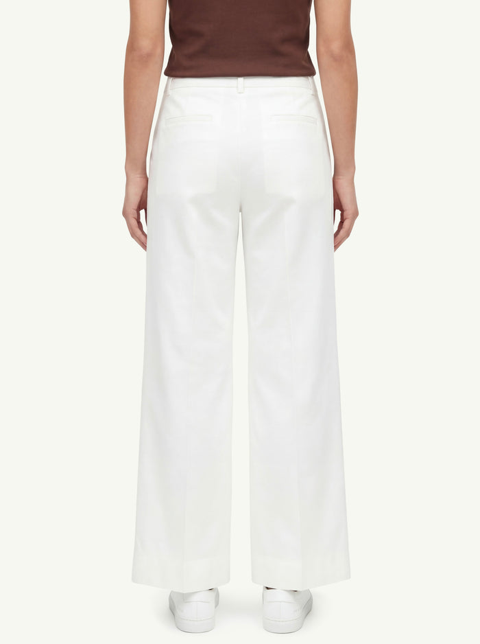  Incotex Ilya Women's Trousers Bianco - 2