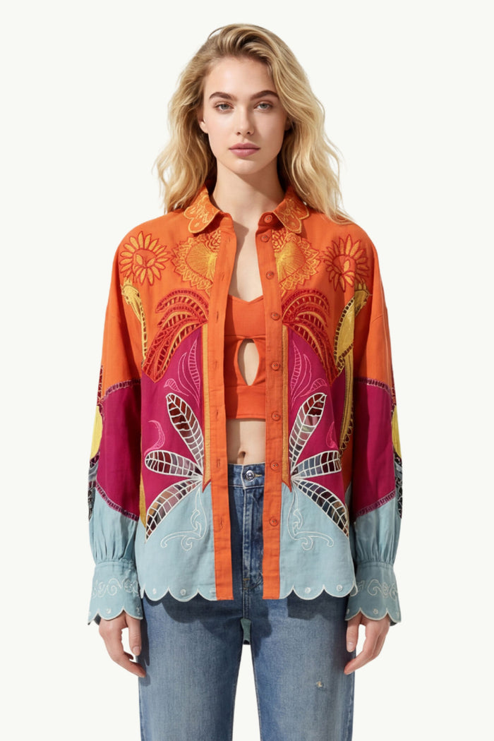 Usiacuri Richelieu Shirt  Donna Farm Rio