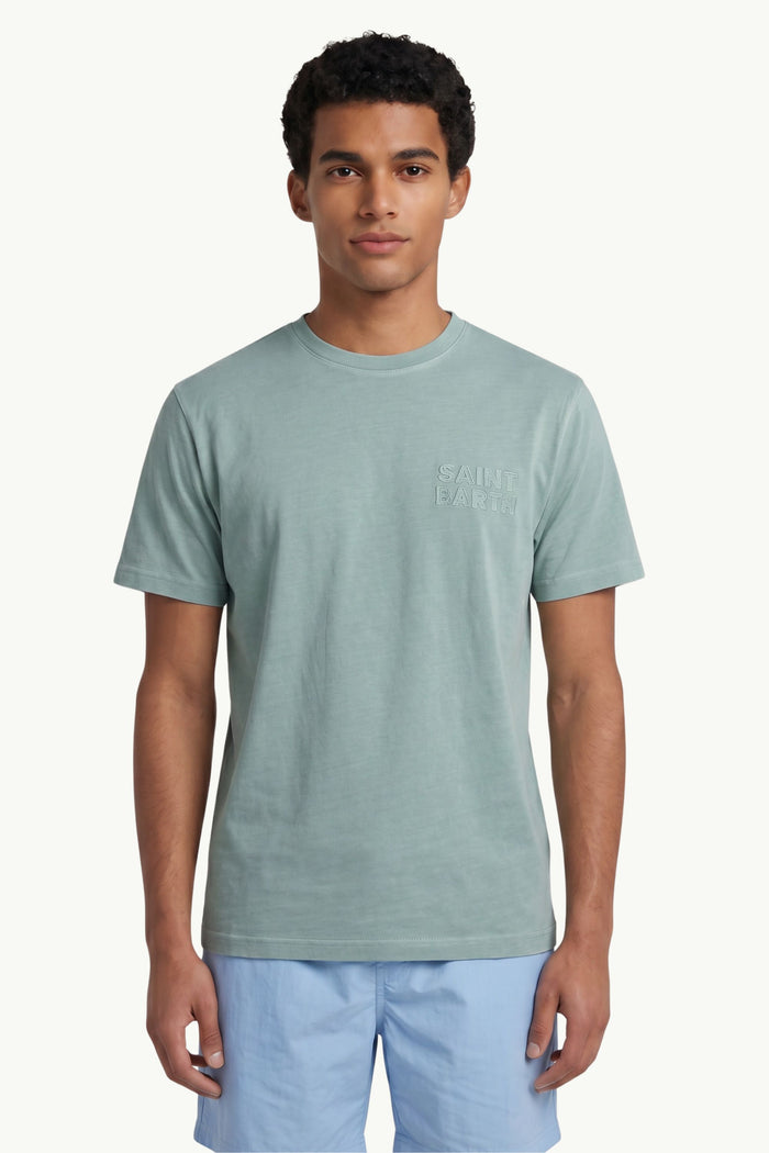 T-Shirt In Cotone  Uomo Mc2 Saint Barth