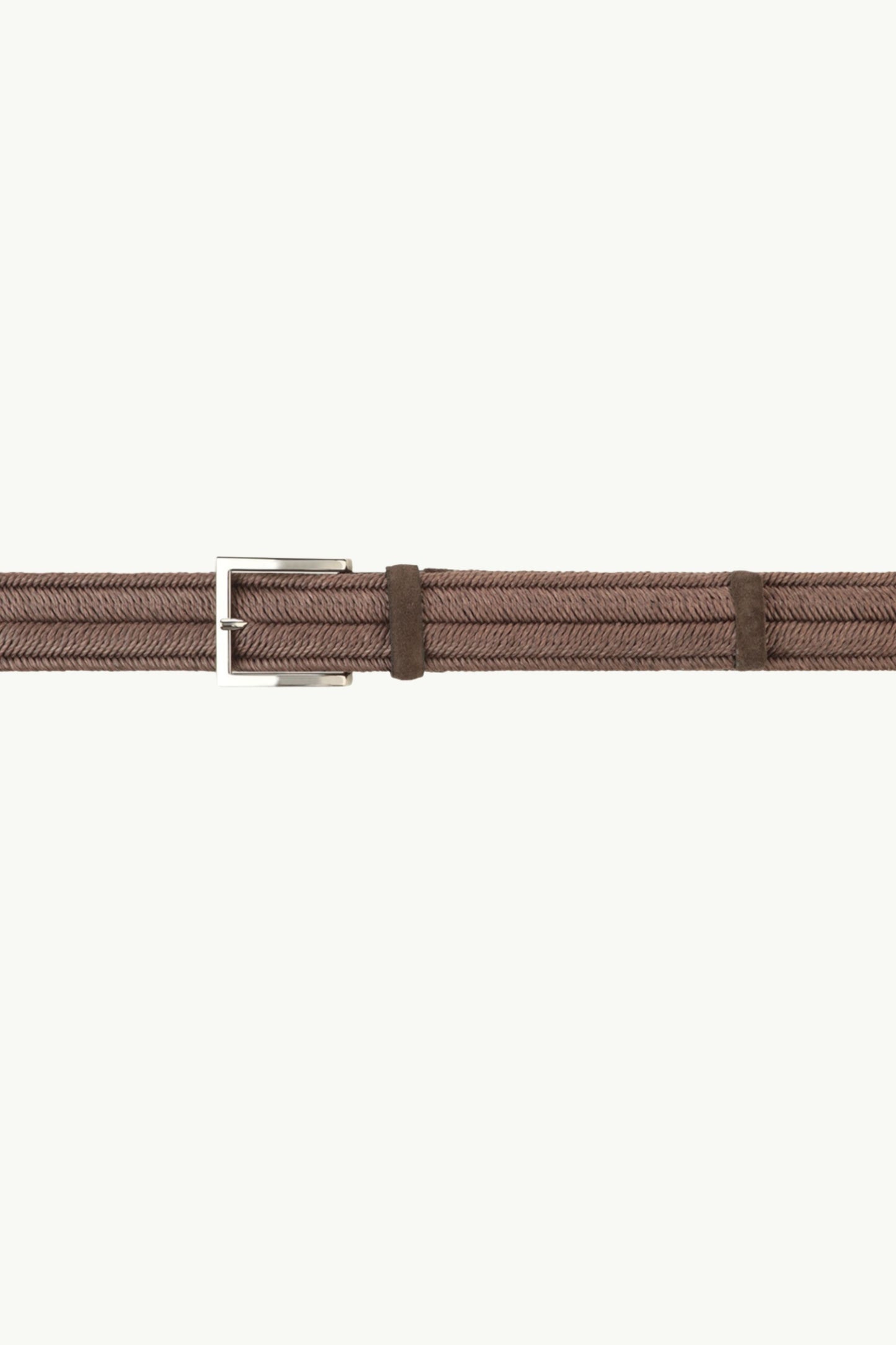  Orciani Cintura Sportiva Intrecciata Marrone - 3
