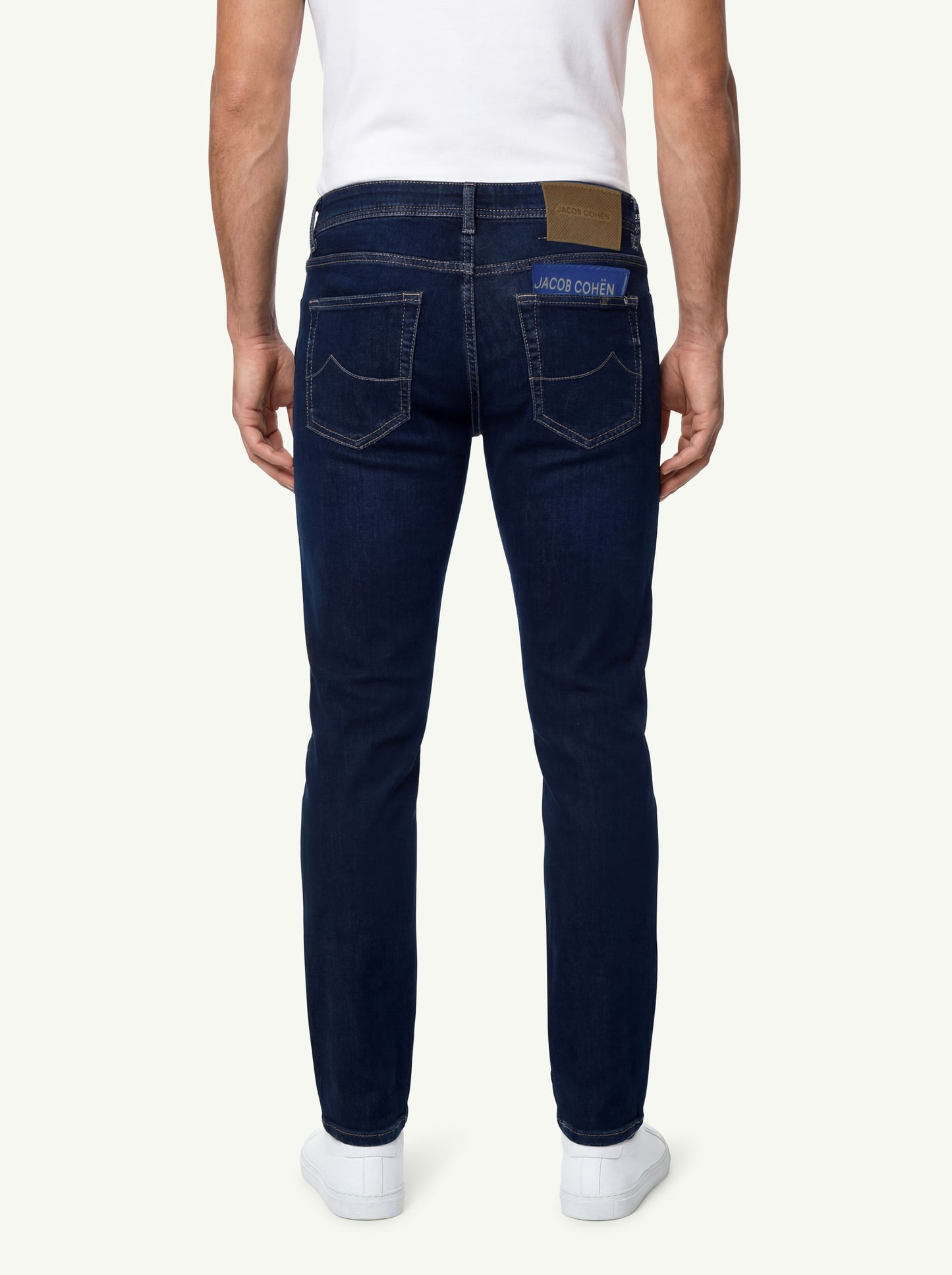  Jacob Cohen Jeans Scott Cropped Slim Fit Blu - 2