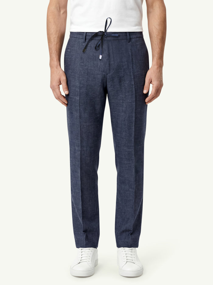 Pantalone Soft Fit Con Elastico  Uomo Berwich