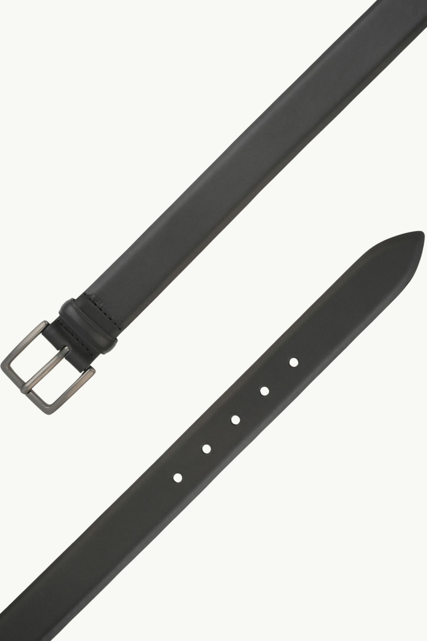  Orciani Men's Monaco Leather Belt Nero - 2