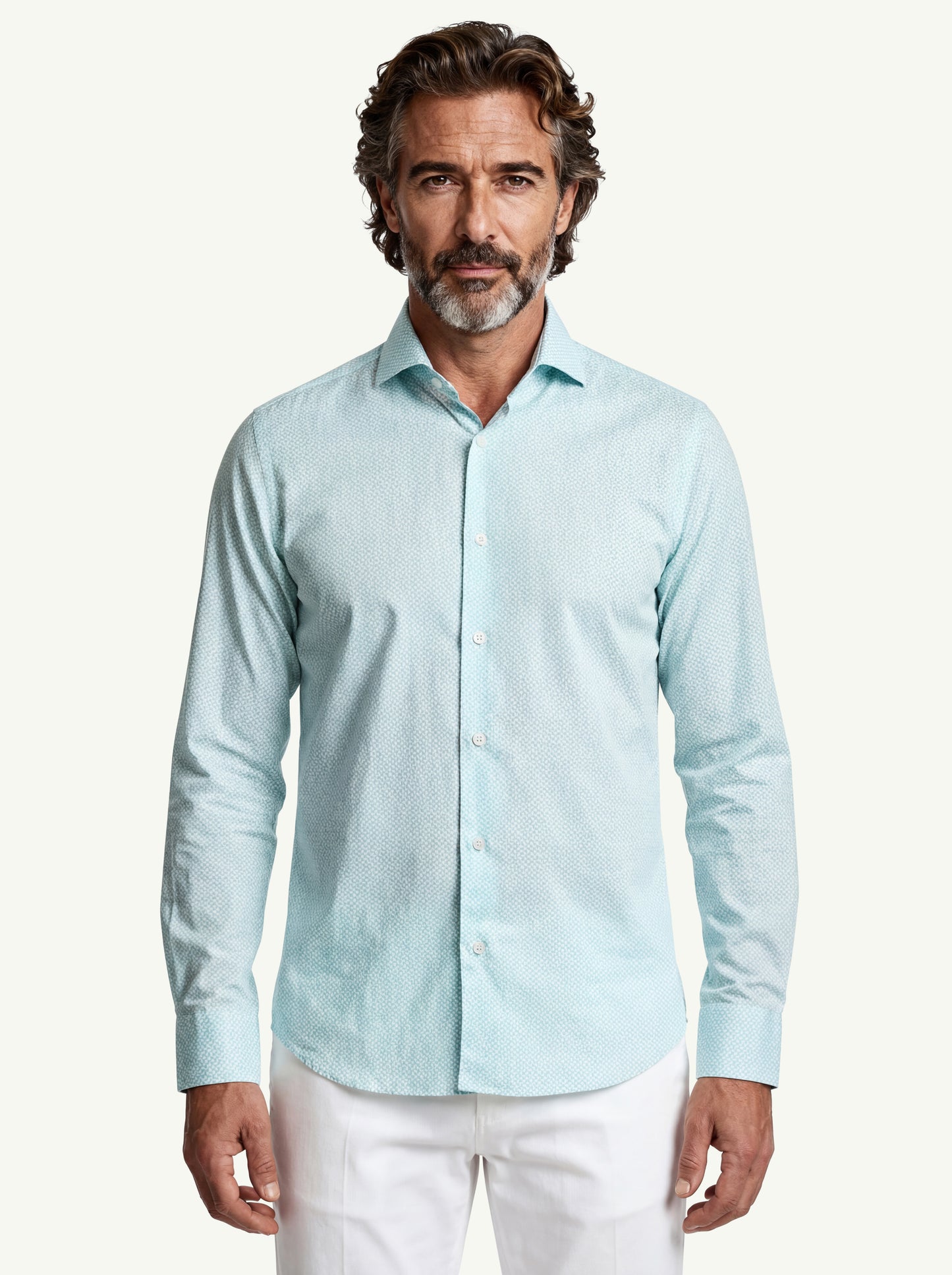  Fedeli Sean Ml Panamino Stampato Dis Azzurro - 1