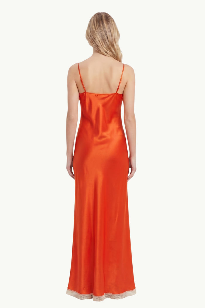 Abito Slip Con Pizzo Twill  Donna Forte_Forte-2