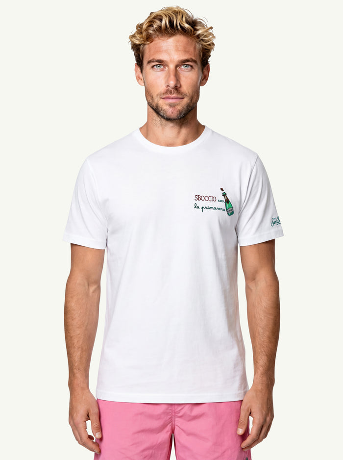 T-Shirt In Cotone  Uomo Mc2 Saint Barth