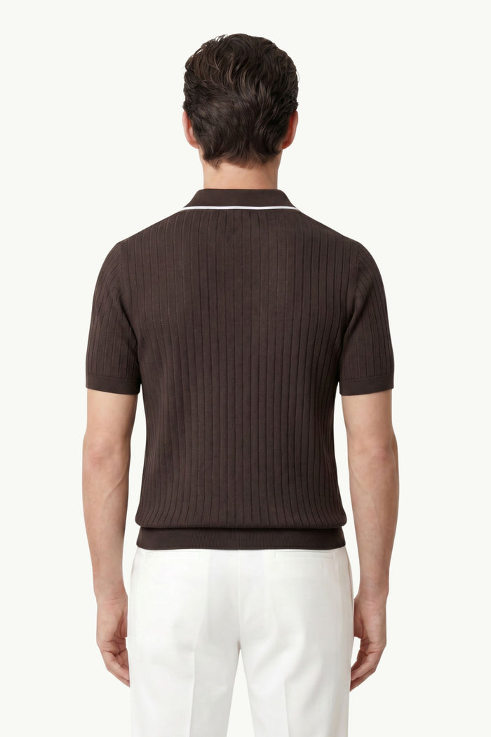 Polo Buttonless P.Haiti Men's Cotsilk Dote-2