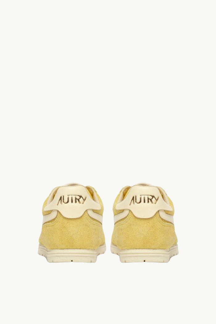  Autry Windspin Low Wom Suede Leat Giallo - 3