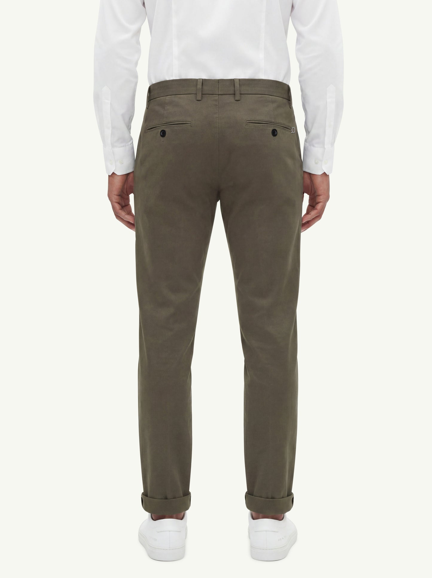  Dondup Pantalone Gaubert Slim Chino Verde - 2
