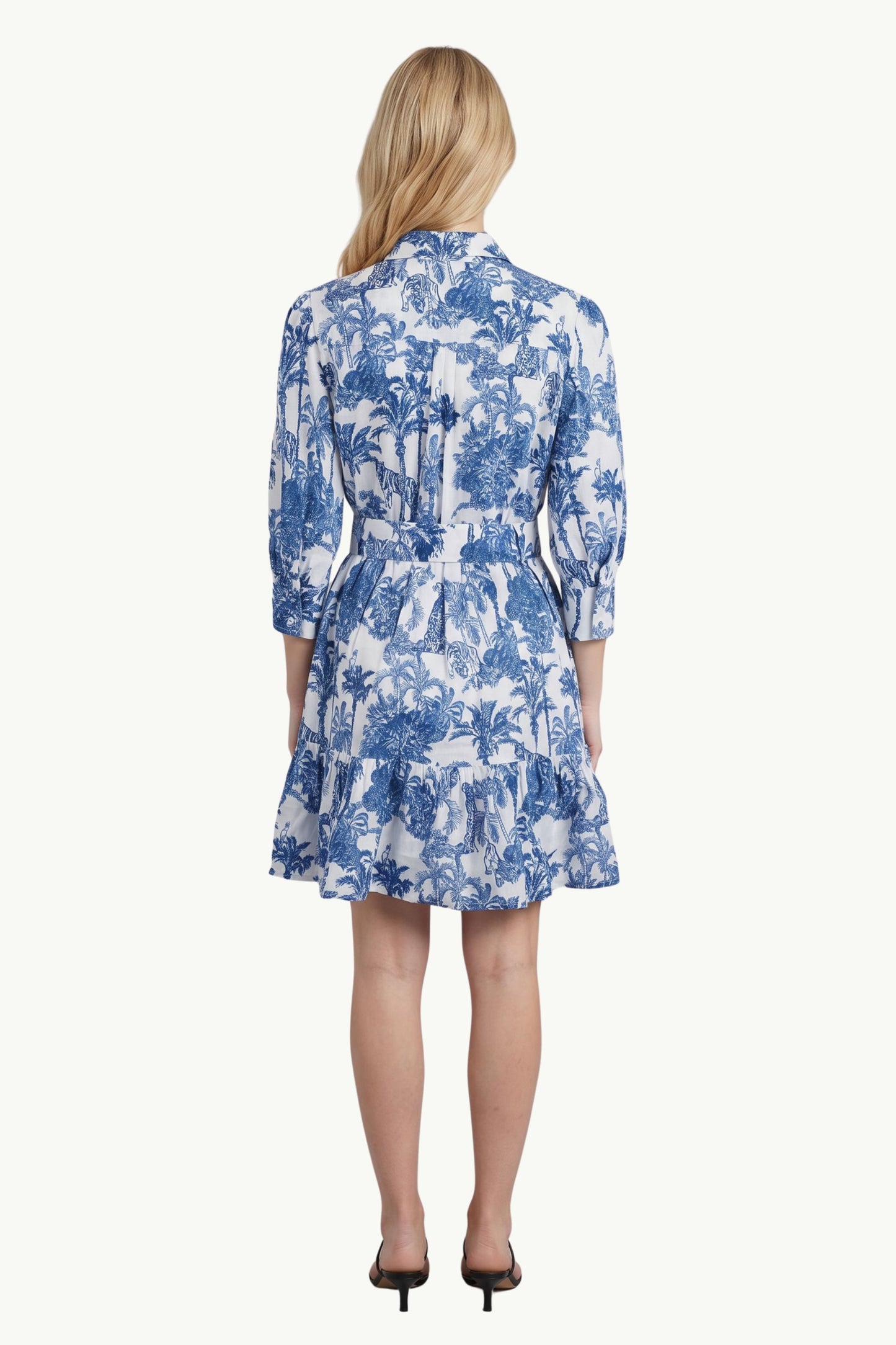  Mc2 Saint Barth Dress With A Belt Blu - 2