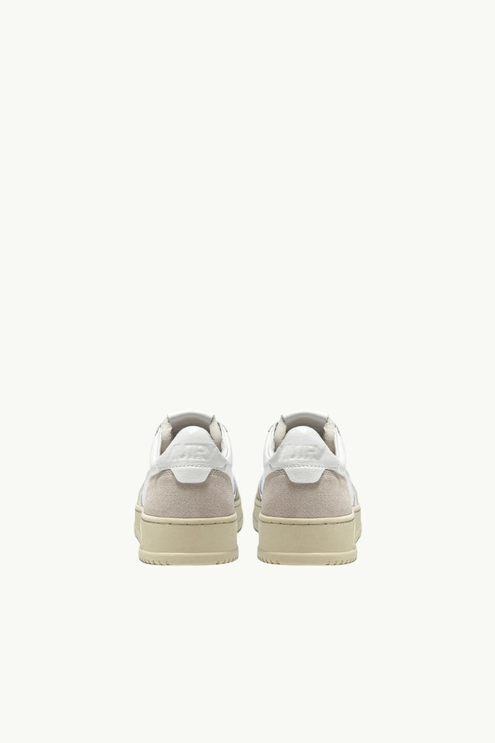  Autry Sneakers Medalist Low Man Leat Suede Bianco - 3