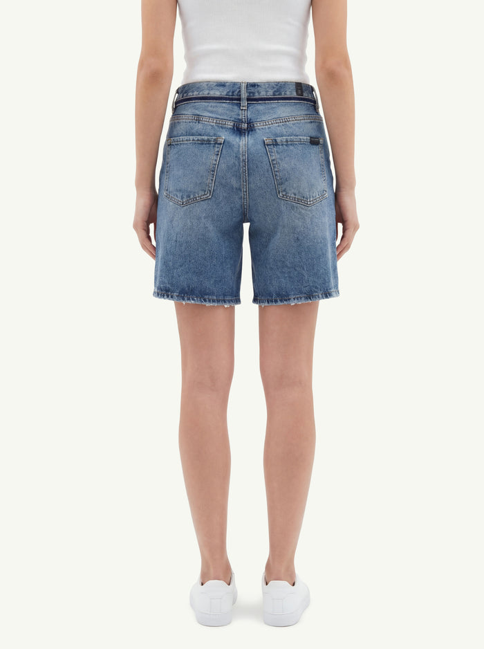 Lola Shorts Sapphire Dust Donna 7 For All Mankind-2