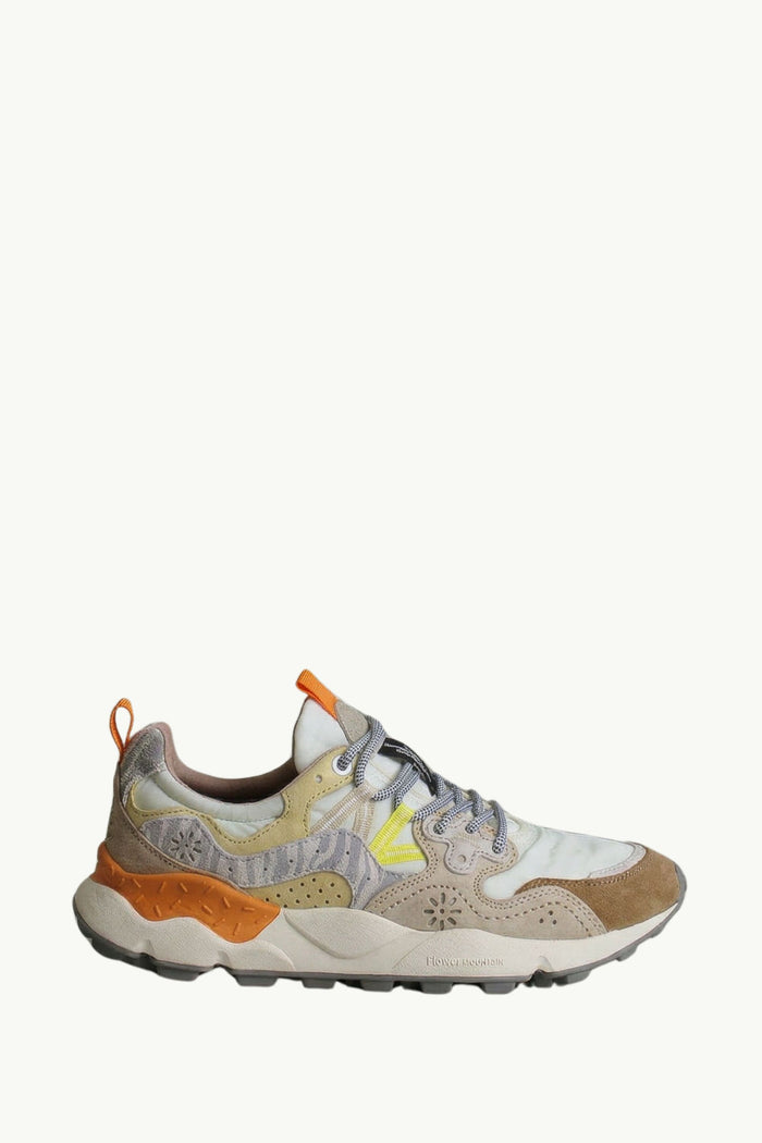 Sneakers Suede Nyalon Animalier  Uomo Flower Mountain