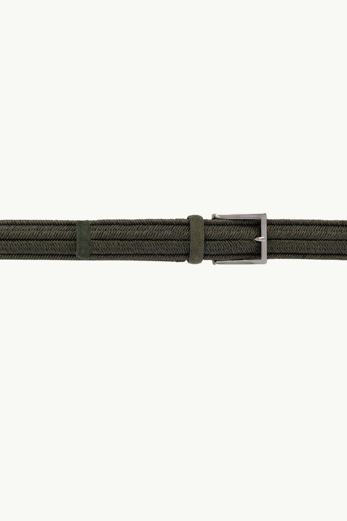  Orciani Men's Woven Sport Belt Verde - 3