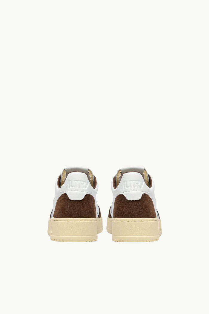  Autry Medalist Low Man Soft Leat Suede Bianco - 3