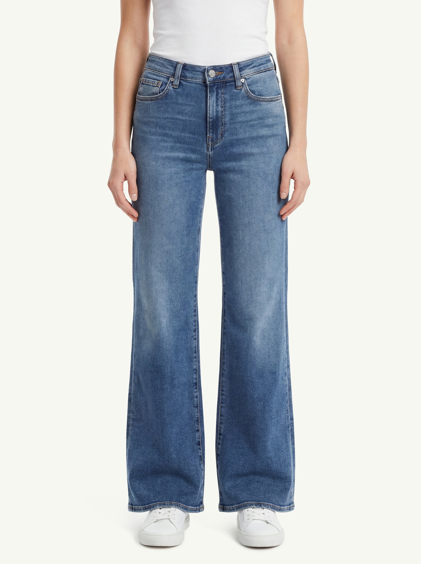  7 For All Mankind Women's Modern Dojo Oceanstone Jeans Azzurro - 1