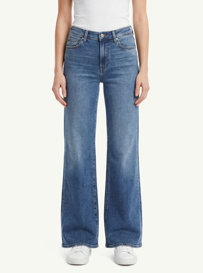 7 For All Mankind Women's Modern Dojo Oceanstone Jeans