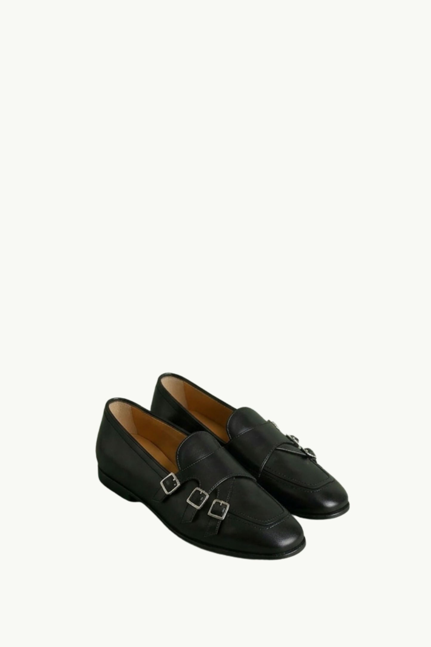  Henderson Baracco Scarpa Doppia Fibbia Nero - 2