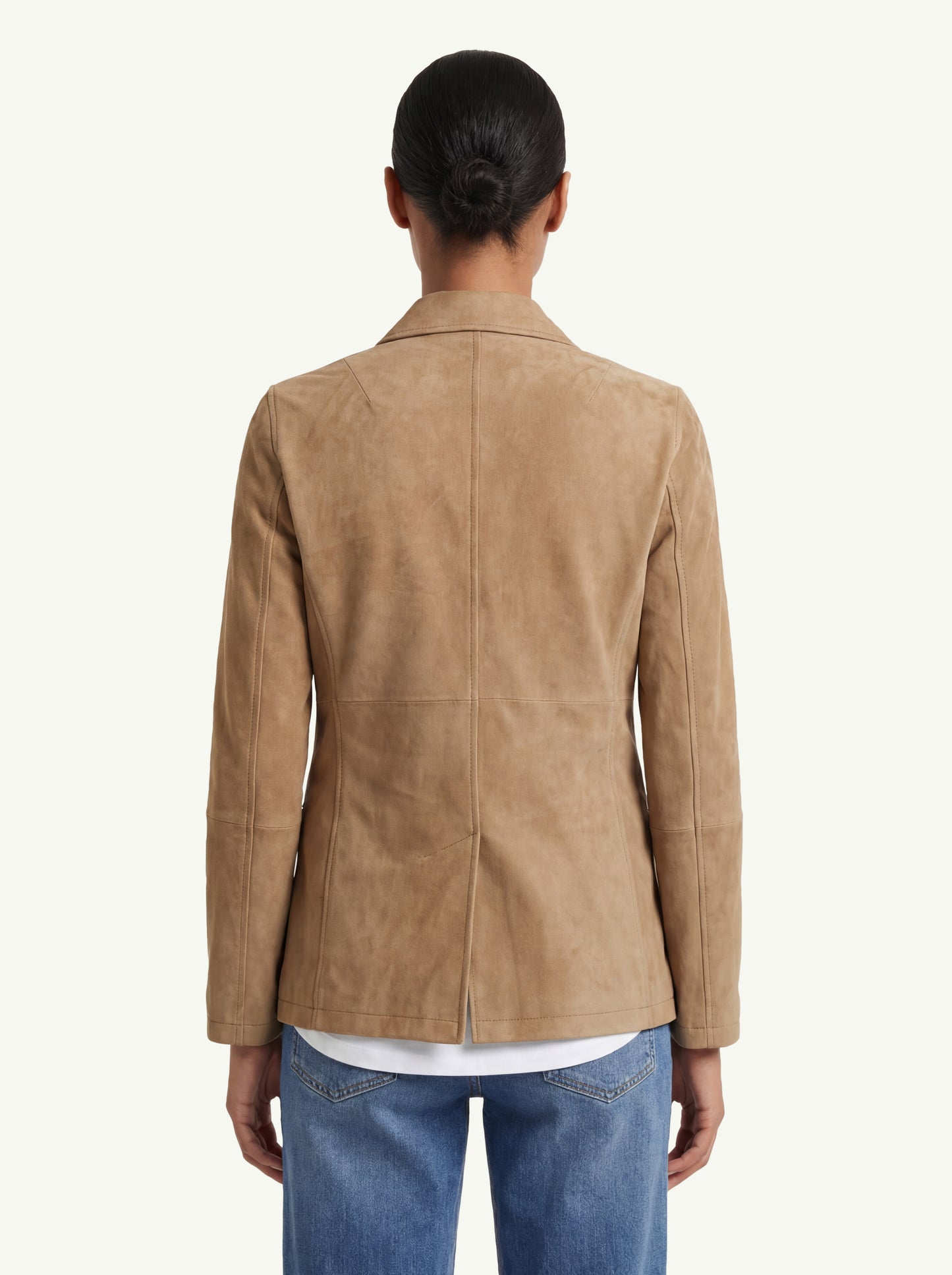  Sword Women's Oversize Blazer Beige - 2