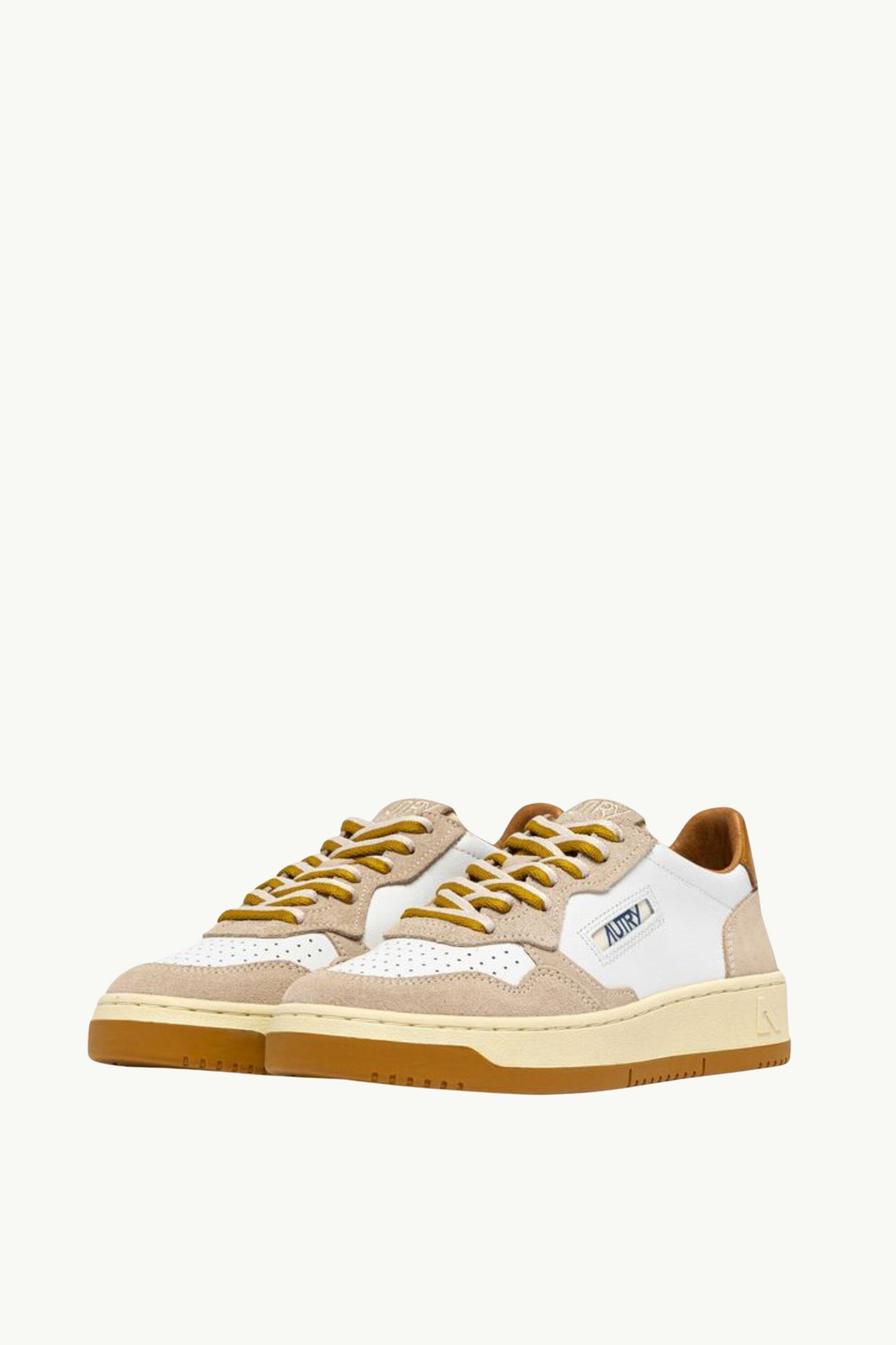  Autry Medalist Low Wom Leat Suede Beige - 2