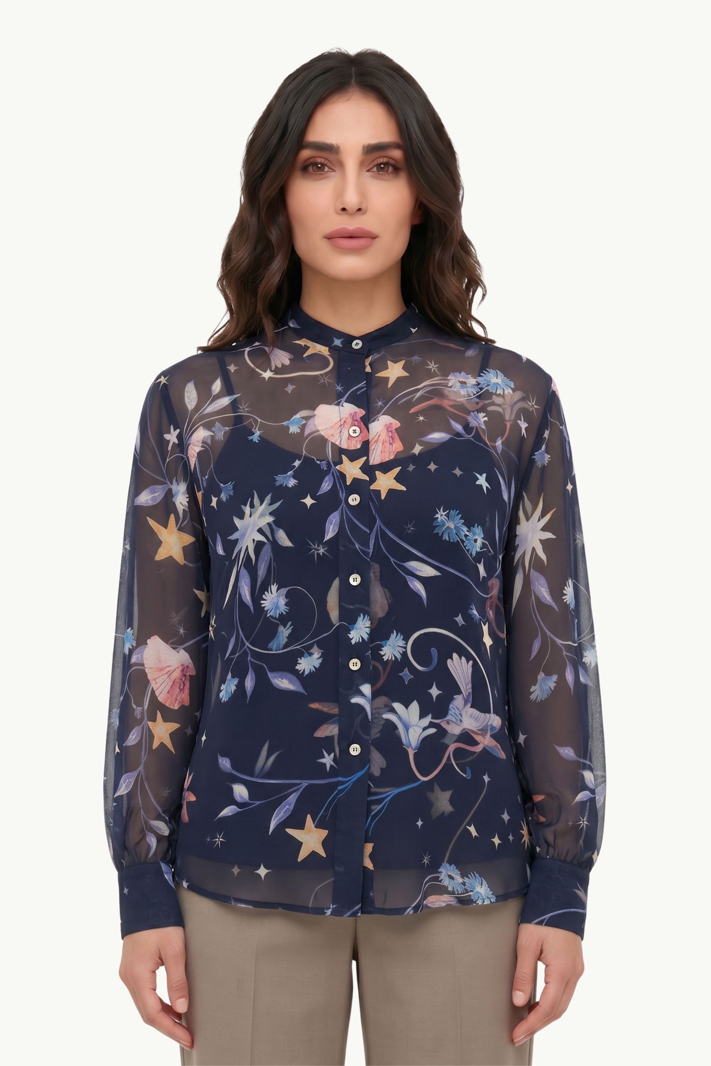  Forte_forte Camicia Mezza Manica Chiffon - 3