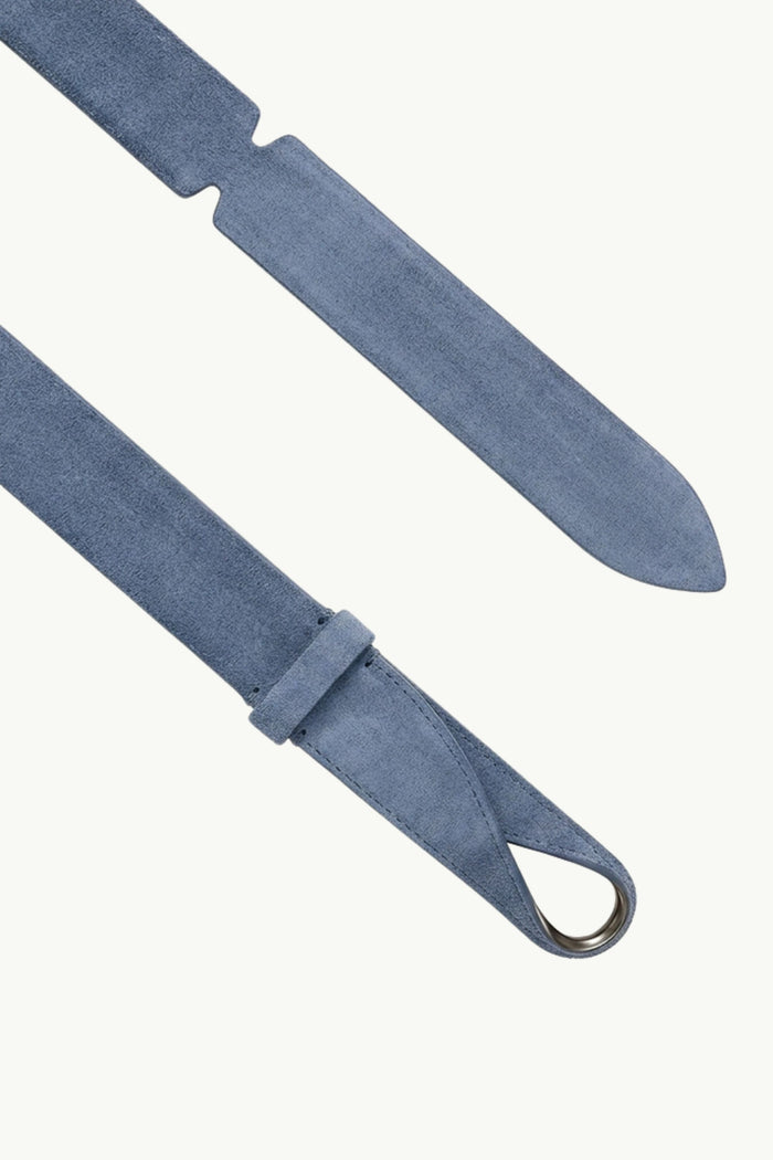 Cintura Nobuckle Suede In Camoscio E Tessuto  Uomo Orciani-2