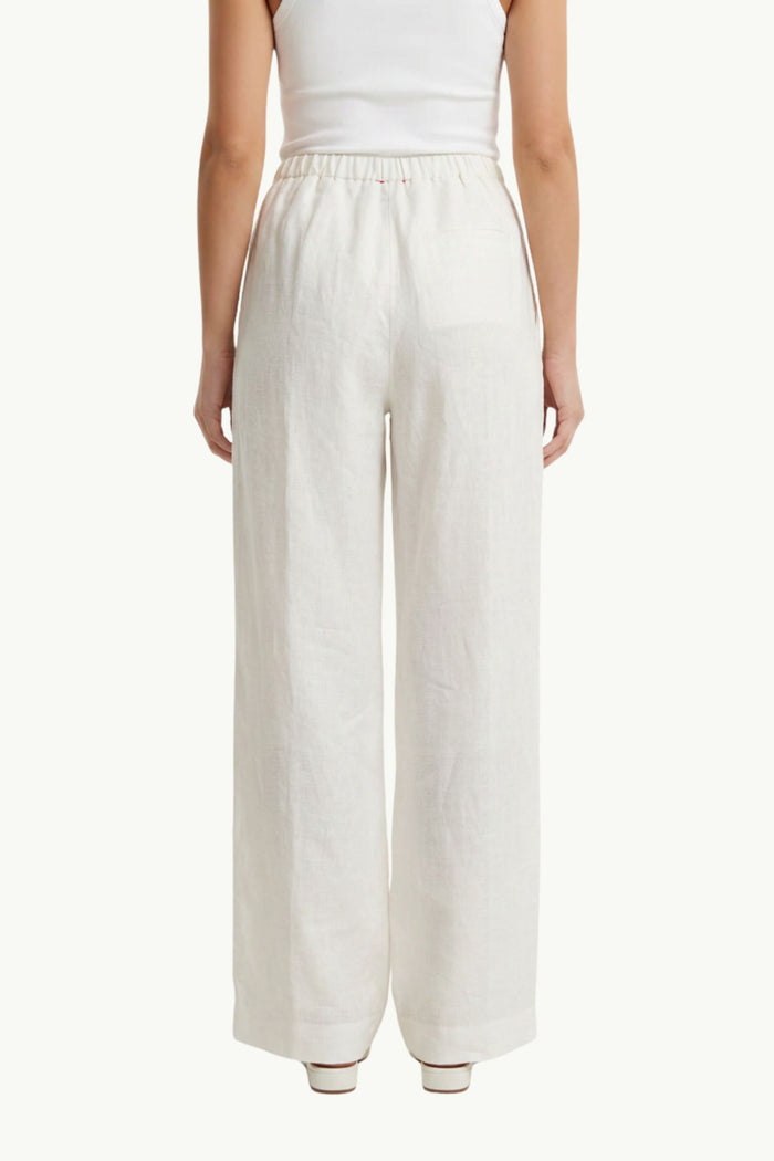 Pantalone Pinces Garza Lino Chic  Donna Forte_Forte-2