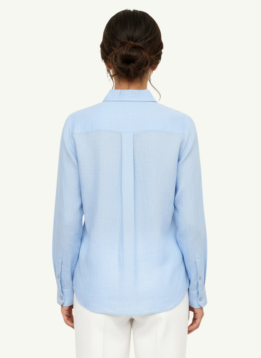  Max Mara Weekend Camicia Azzurro - 2