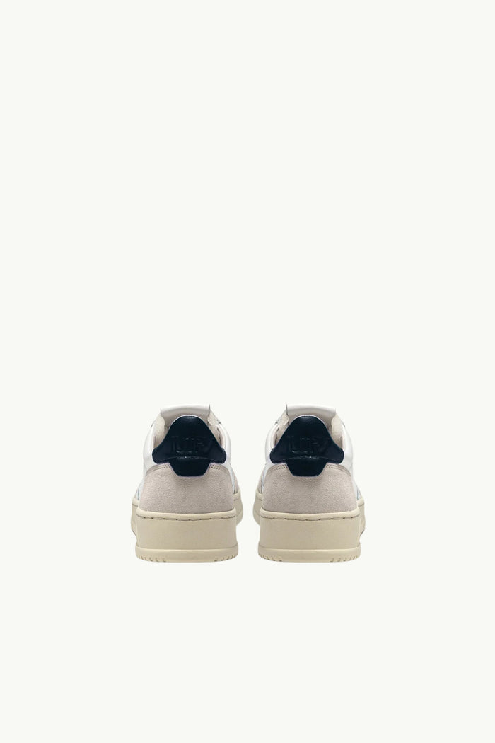  Autry Medalist Low Wom Leat Suede Bianco - 3