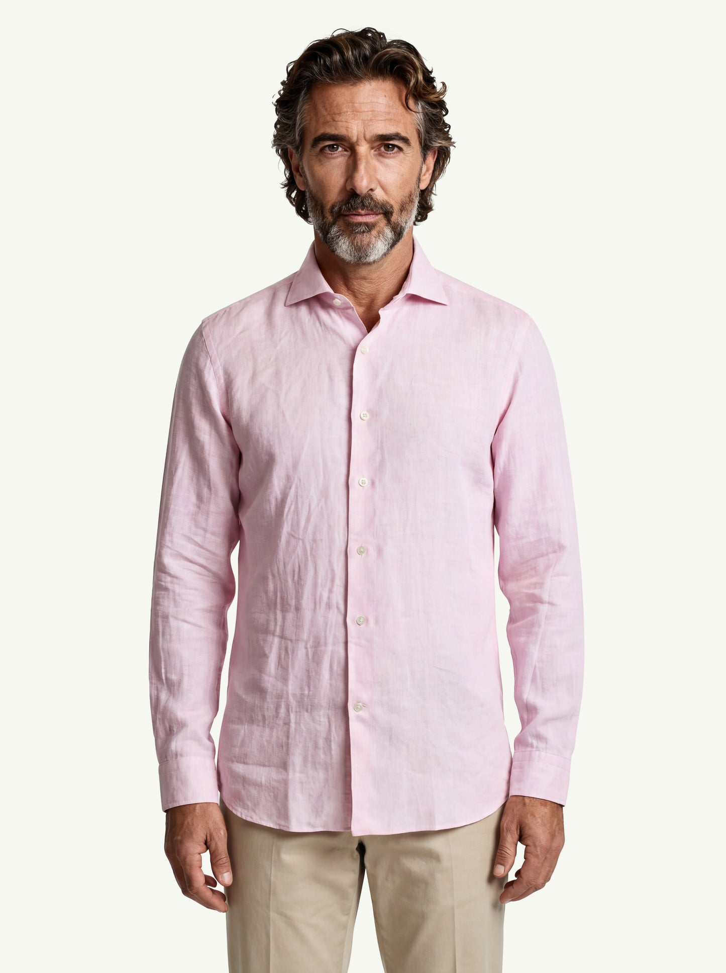  Borriello Men's Shirt Rosa - 1