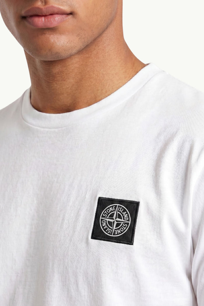  Stone Island Ss T-shirt Bianco - 3